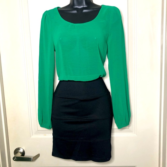 Lucky Green Boss Lady Dress - Picture 1 of 8